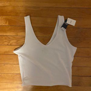 Hollister athletic wear tank top in white